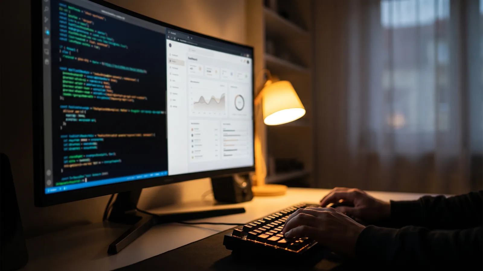 Claude Code funcionando en la terminal mientras construye una aplicación web real