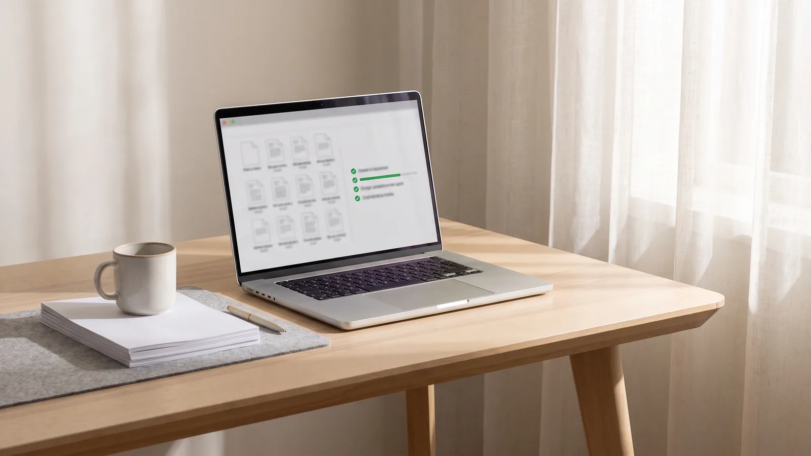 Claude Cowork trabajando con archivos y carpetas de un negocio como un colaborador digital