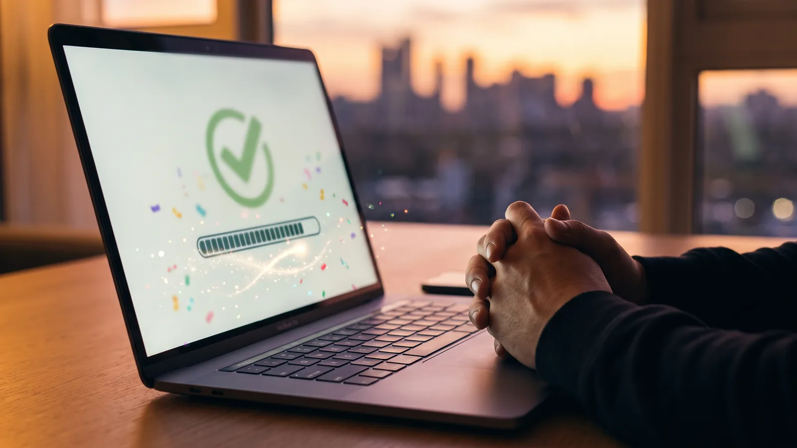 Pantalla de deploy exitoso durante el módulo Vibe Coding Master del curso de Claude
